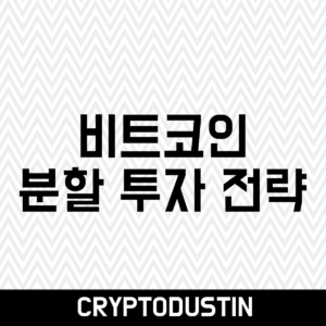 비트코인 분할 투자 전략